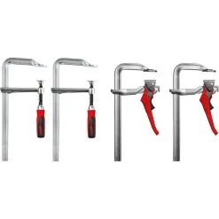 BESSEY 'Pack D''action GZ-GH-A - 2 X Collier De Serrage En Acier GZ25KG + 2 X Collier De Serrage Rapide En Acier GH25'