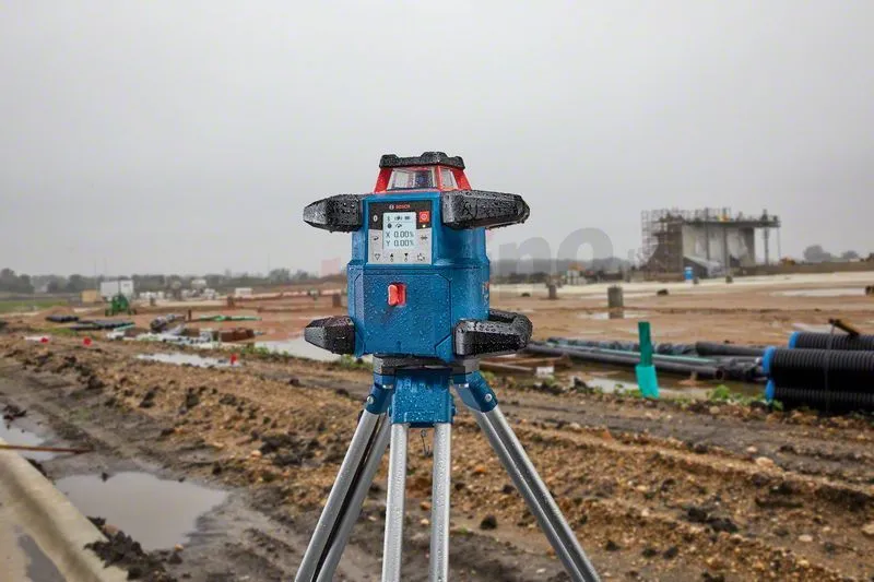 Bosch Bleu 0601061F00 Laser Rotatif Connecté Double Pente GRL 600 CHV – Image 2