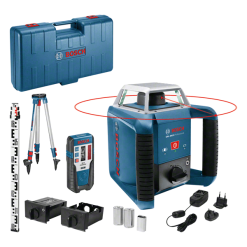 Bosch Bleu 06159940JY Laser Rotatif Horizontal GRL 400 H Pack Extérieur