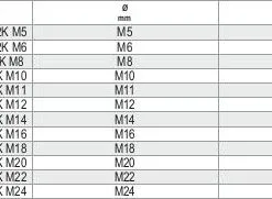 Beta 080019306 Logement Du Tendeur 2Dlg M6 Ø Mm