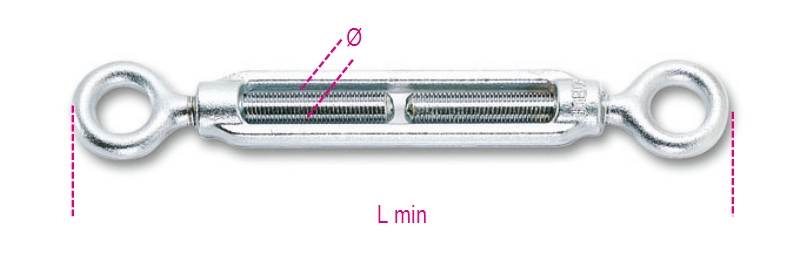 Beta 080059108 Tendeur Avec 2 Oeillets M8 Ø Mm – Image 2