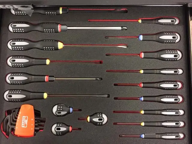 Bahco 1472K8BLACK-FULL6 Chariot à Outils Noir 205 Pièces