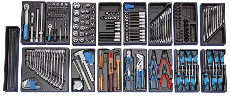 GEDORE 1500 ES 02 2004 0620 Chariot à Outils 207-Pièces 2657708 – Image 3