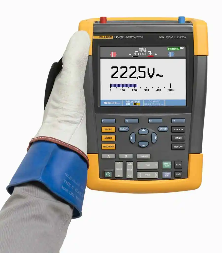 Fluke 190-202/EU Multimètre Couleur 2 Canaux 200 Mhz – Image 3