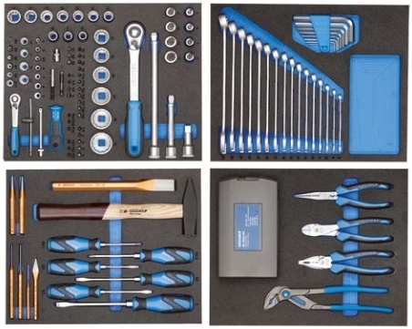 GEDORE 2005 TS 147 Chariot à Outils 147 Pièces 2980282 – Image 3