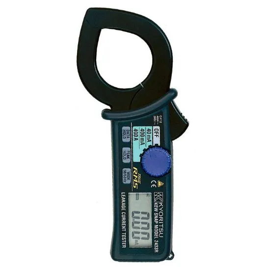 Kyoritsu 30035114 TRMS Pince De Courant (également Pour Les Courants De Fuite), 40/400mA/400A, Rés. 0,01mA