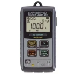 Kyoritsu 30130368 Enregistreur De Courant Alternatif (de Fuite) TRMS à Trois Canaux, 20 000 Lectures.