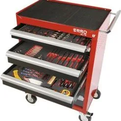 40FAMSET003 Erro Elite Chariot à Outils 5 Tiroirs 3 Tiroirs Remplis