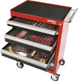 40FAMSET003 Erro Elite Chariot à Outils 5 Tiroirs 3 Tiroirs Remplis