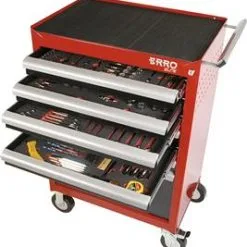 40FAMSET004 Erro Elite Chariot à Outils 7 Tiroirs 4 Tiroirs Remplis