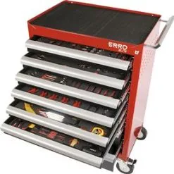 40FAMSET008 Erro Elite, Chariot à Outils à 8 Tiroirs