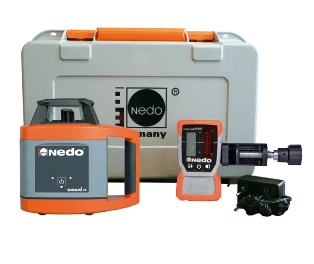 Nedo 471933 SIRIUS 1 H Laser Horizontal + Récepteur Laser Accepteur 2