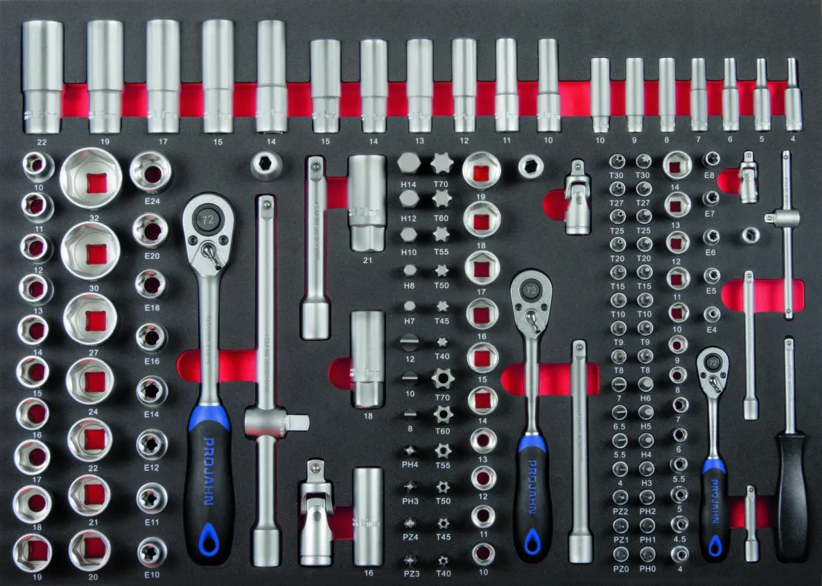 PROJAHN 4901-591 Chariot D'atelier STAR Rempli Avec 6 Tiroirs 229 Pièces – Image 5
