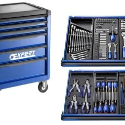 Facom Expert E220310 Chariot à Outils 6 Tiroirs Rempli 123-Pièces