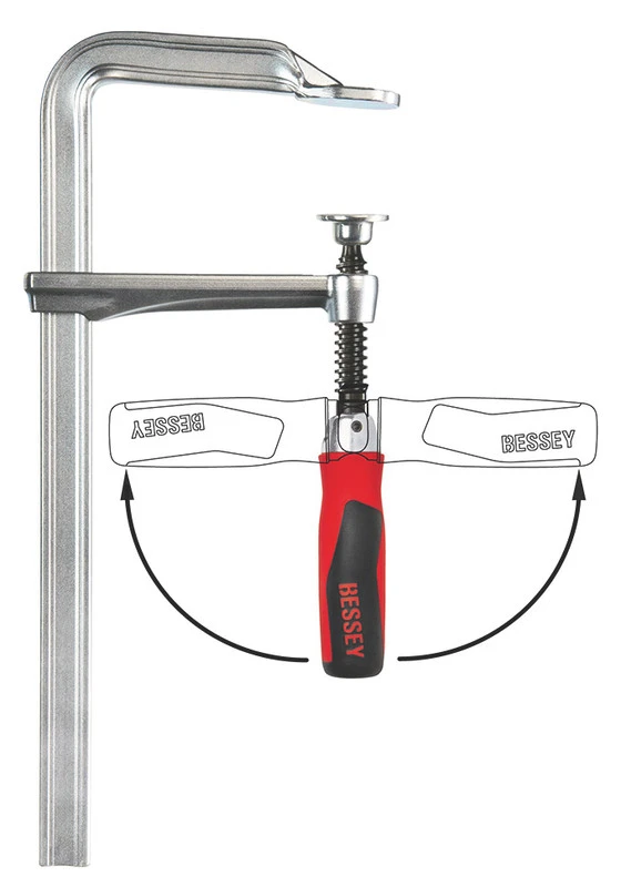 BESSEY GZ40-12KG Presse à Vis Tout Acier 0-400 Mm Avec Poignée Pliable – Image 2