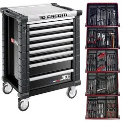 FACOM JETCM175GBNL Chariot à Outils Rempli De Noir