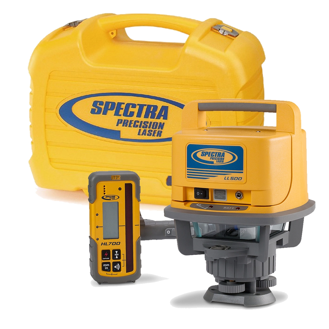 Spectra Physics Laser De Chantier Precision LL500 (rechargeable) Récepteur HL700