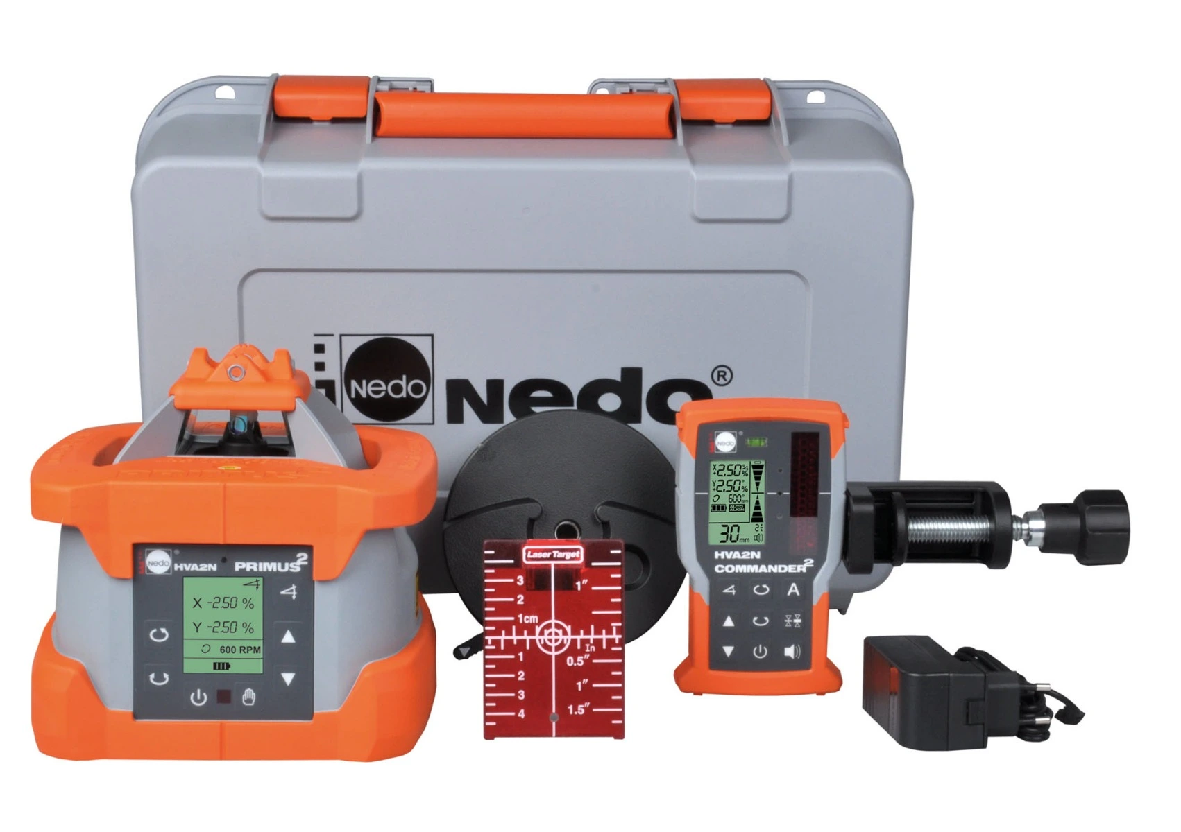 Nedo NV472061 Primus2 HVA2N Construction Laser + Récepteur Commander2 !