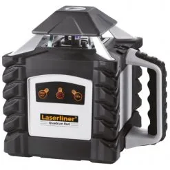 Laserliner Quadrum M350 S SET 2 LT Laser Rotatif Rouge + Trépied P 175 Cm + Mât De Mise à Niveau Télescopique 5 M