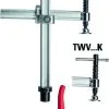 BESSEY TWV28-30-17H Élément De Serrage Pour Tables De Soudage Avec Bras De Levier TWV28 300/175
